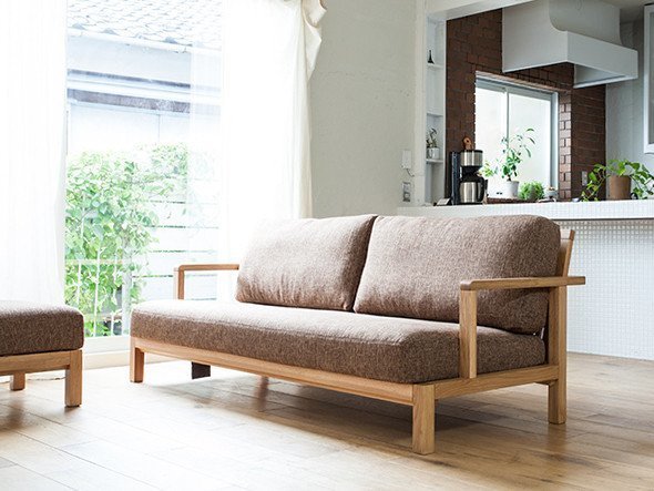 【フランネルソファ/FLANNEL SOFA / GOODS】のSTRAND 2.5P SOFA / ストランド 2.5人掛けソファ インテリア・キッズ・メンズ・レディースファッション・服の通販 founy(ファウニー) 　クッション　Cushion, Throw Pillow　フレーム　Frame, Outline　ホーム・キャンプ・アウトドア・お取り寄せ　Home Living / Home & Lifestyle / Camping Gear / Outdoor Camping　家具・インテリア　Home Furniture & Interior. Stylish & Functional Living Spaces　ソファー　Couches & Sofas　フレーム:オーク|ID: prp329100004969385 ipo3291000000037268450