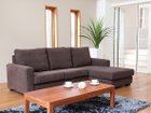 【フランネルソファ/FLANNEL SOFA / GOODS】のSARAH ONE ARM SOFA / サラー 2.5人掛け片肘ソファ 大人の最旬トレンドファッション＆コーディネート founy(ファウニー) クッション Cushion, Throw Pillow スプリング Spring, Spring Collection フェザー Feather, Feather Detail リラックス Relax, Relaxed Fit ホーム・キャンプ・アウトドア・お取り寄せ Home Living / Home & Lifestyle / Camping Gear / Outdoor Camping 家具・インテリア Home Furniture & Interior. Stylish & Functional Living Spaces ソファー Couches & Sofas thumbnail 脚部ダークブラウン|ID: prp329100004969418 ipo3291000000037268712