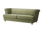 【フライミー ブラン/FLYMEe Blanc / GOODS】の2P SOFA / 2人掛けワイドソファ n5910 大人の最旬トレンドファッション＆コーディネート founy(ファウニー) クッション Cushion, Throw Pillow クラシカル Classical, Vintage-Inspired フォルム Silhouette, Form ワイド Wide, Wide Fit ホーム・キャンプ・アウトドア・お取り寄せ Home Living / Home & Lifestyle / Camping Gear / Outdoor Camping 家具・インテリア Home Furniture & Interior. Stylish & Functional Living Spaces ソファー Couches & Sofas thumbnail 張地:フーゴ オリーブ(Eランク)、脚部ナチュラル|ID: prp329100004969419 ipo3291000000037268718