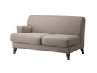 【フライミー ヴェール/FLYMEe vert / GOODS】の2P SOFA / 2人掛け片肘ソファ n59102(右アーム・木脚) 大人の最旬トレンドファッション＆コーディネート founy(ファウニー) クッション Cushion, Throw Pillow フォルム Silhouette, Form ホーム・キャンプ・アウトドア・お取り寄せ Home Living / Home & Lifestyle / Camping Gear / Outdoor Camping 家具・インテリア Home Furniture & Interior. Stylish & Functional Living Spaces ソファー Couches & Sofas thumbnail 張地:ルーク アッシュ(Bランク)、脚部ダークブラウン|ID: prp329100004969435 ipo3291000000037268803