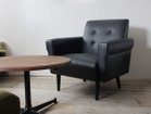【スウィッチ/SWITCH / GOODS】のMarguerite Sofa 1P / マーガレット 1人掛けソファ 張地:L-10 ランド ブラック(Cシリーズ)|ID: prp329100004969441 ipo3291000000037268859