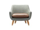 【コッコレ/Coccole / GOODS】の1P SOFA / 1人掛けソファ C401-1 ソファ本体張地:バルー 018(ランクF)、座面張地:バロン BA-04(ランクA)|ID: prp329100004969454 ipo3291000000037268936