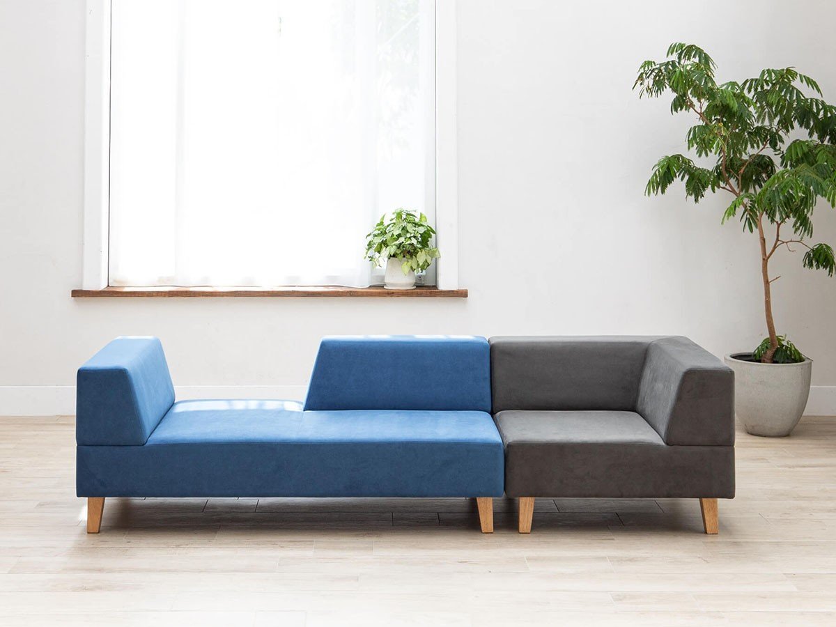 【フランネルソファ/FLANNEL SOFA / GOODS】のPIVO ONE ARM SOFA / ピヴォ 2人掛け片肘ソファ インテリア・キッズ・メンズ・レディースファッション・服の通販 founy(ファウニー) 　クッション　Cushion, Throw Pillow　ホーム・キャンプ・アウトドア・お取り寄せ　Home Living / Home & Lifestyle / Camping Gear / Outdoor Camping　家具・インテリア　Home Furniture & Interior. Stylish & Functional Living Spaces　ソファー　Couches & Sofas　同シリーズの「1人掛けコーナーソファ」と組み合わせたイメージ|ID: prp329100004969462 ipo3291000000037268988