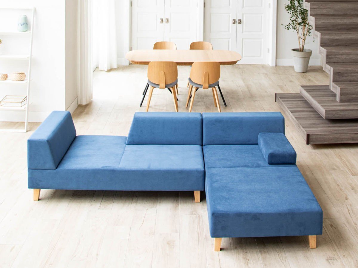 【フランネルソファ/FLANNEL SOFA / GOODS】のPIVO ONE ARM SOFA / ピヴォ 2人掛け片肘ソファ インテリア・キッズ・メンズ・レディースファッション・服の通販 founy(ファウニー) 　クッション　Cushion, Throw Pillow　ホーム・キャンプ・アウトドア・お取り寄せ　Home Living / Home & Lifestyle / Camping Gear / Outdoor Camping　家具・インテリア　Home Furniture & Interior. Stylish & Functional Living Spaces　ソファー　Couches & Sofas　同シリーズの「1人掛けロング」と組み合わせたイメージ|ID: prp329100004969462 ipo3291000000037268990