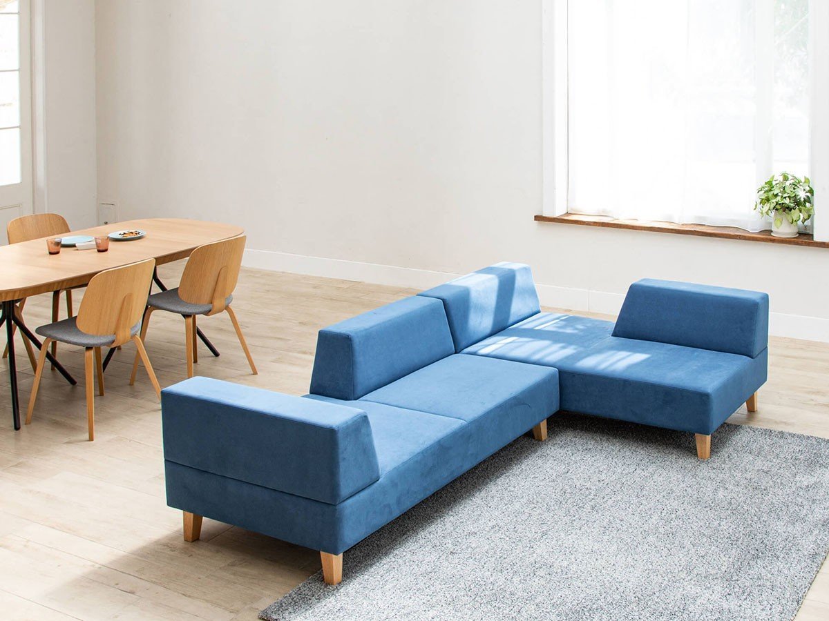 【フランネルソファ/FLANNEL SOFA / GOODS】のPIVO ONE ARM SOFA / ピヴォ 2人掛け片肘ソファ インテリア・キッズ・メンズ・レディースファッション・服の通販 founy(ファウニー) 　クッション　Cushion, Throw Pillow　ホーム・キャンプ・アウトドア・お取り寄せ　Home Living / Home & Lifestyle / Camping Gear / Outdoor Camping　家具・インテリア　Home Furniture & Interior. Stylish & Functional Living Spaces　ソファー　Couches & Sofas　本商品2台をレイアウトしたイメージ|ID: prp329100004969462 ipo3291000000037268992