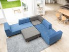【フランネルソファ/FLANNEL SOFA / GOODS】のPIVO ONE ARM SOFA / ピヴォ 2人掛け片肘ソファ 大人の最旬トレンドファッション＆コーディネート founy(ファウニー) クッション Cushion, Throw Pillow ホーム・キャンプ・アウトドア・お取り寄せ Home Living / Home & Lifestyle / Camping Gear / Outdoor Camping 家具・インテリア Home Furniture & Interior. Stylish & Functional Living Spaces ソファー Couches & Sofas thumbnail 同シリーズの「1人掛けコーナーソファ」「スツール Xラージ」と組み合わせたイメージ|ID: prp329100004969462 ipo3291000000037268995