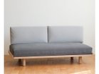 【フライミー ヴェール/FLYMEe vert / GOODS】のPISOLINO SOFA BED / ピソリーノ ソファベッド 158 大人の最旬トレンドファッション＆コーディネート founy(ファウニー) イタリア Italy クッション Cushion, Throw Pillow コンパクト Compact, Small Size シンプル Simple, Minimal フェザー Feather, Feather Detail フォルム Silhouette, Form フレーム Frame, Outline リラックス Relax, Relaxed Fit ホーム・キャンプ・アウトドア・お取り寄せ Home Living / Home & Lifestyle / Camping Gear / Outdoor Camping 家具・インテリア Home Furniture & Interior. Stylish & Functional Living Spaces ソファー Couches & Sofas thumbnail 背面張地:ヴィンテージキャンパス MN6 グレー(ランク3)、座面張地:ヴィンテージキャンパス MN|ID: prp329100004969464 ipo3291000000037269006