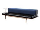 【ステラワークス/Stellar Works / GOODS】のDiscipline Sofa Straight / ディシプリン ソファ ストレート 大人の最旬トレンドファッション＆コーディネート founy(ファウニー) シンプル Simple, Minimal ストレート Straight, Straight Cut ホーム・キャンプ・アウトドア・お取り寄せ Home Living / Home & Lifestyle / Camping Gear / Outdoor Camping 家具・インテリア Home Furniture & Interior. Stylish & Functional Living Spaces ソファー Couches & Sofas thumbnail 本体張地:クリスタル ブラック 9893(レザー B)、背もたれ前面張地:スティールカットトリオ 7|ID: prp329100004969468 ipo3291000000037269022