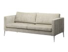 【フライミー ノワール/FLYMEe Noir / GOODS】のSOFA / 2人掛けワイドソファ #109994 大人の最旬トレンドファッション＆コーディネート founy(ファウニー) エレガント 上品 Elegant クッション Cushion, Throw Pillow スリム Slim, Slim Fit ワイド Wide, Wide Fit ホーム・キャンプ・アウトドア・お取り寄せ Home Living / Home & Lifestyle / Camping Gear / Outdoor Camping 家具・インテリア Home Furniture & Interior. Stylish & Functional Living Spaces ソファー Couches & Sofas thumbnail 張地:グリード グレージュ(Dランク)、脚部:磨き仕上|ID: prp329100004969475 ipo3291000000037269062