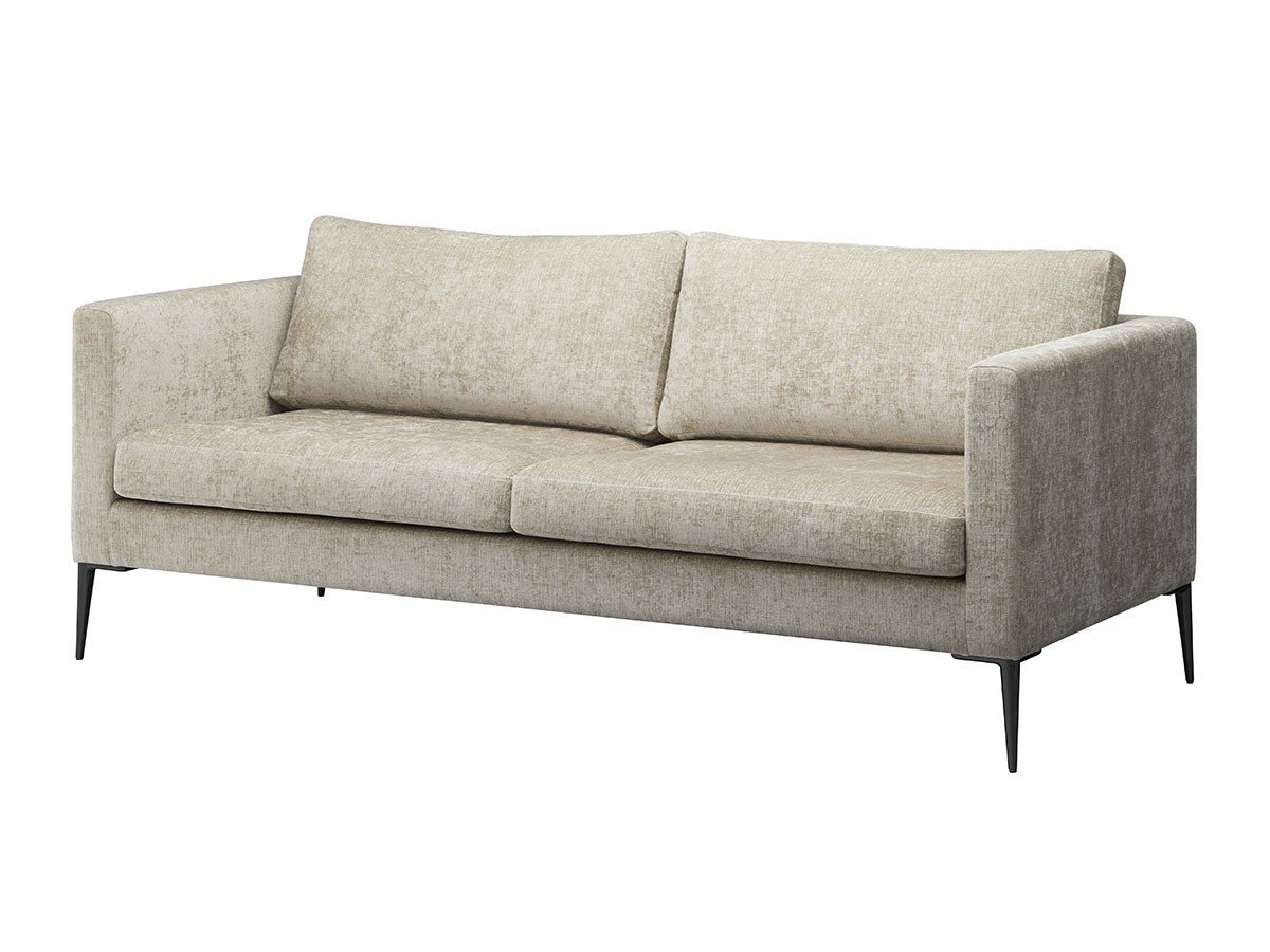【フライミー ノワール/FLYMEe Noir / GOODS】のSOFA / 2人掛けワイドソファ #109994 インテリア・キッズ・メンズ・レディースファッション・服の通販 founy(ファウニー) 　エレガント 上品　Elegant　クッション　Cushion, Throw Pillow　スリム　Slim, Slim Fit　ワイド　Wide, Wide Fit　ホーム・キャンプ・アウトドア・お取り寄せ　Home Living / Home & Lifestyle / Camping Gear / Outdoor Camping　家具・インテリア　Home Furniture & Interior. Stylish & Functional Living Spaces　ソファー　Couches & Sofas　張地:グリード グレージュ(Dランク)、脚部:ブラック粉体塗装|ID: prp329100004969475 ipo3291000000037269063