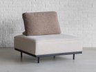 【オアシス/OASIS / GOODS】のGLOW SOFA / グロー ソファ 背クッション 張地:背クッション / GL ベージュ(ブークレ)、ベース / クリーム(スウェード調)|ID: prp329100004969483 ipo3291000000037269200