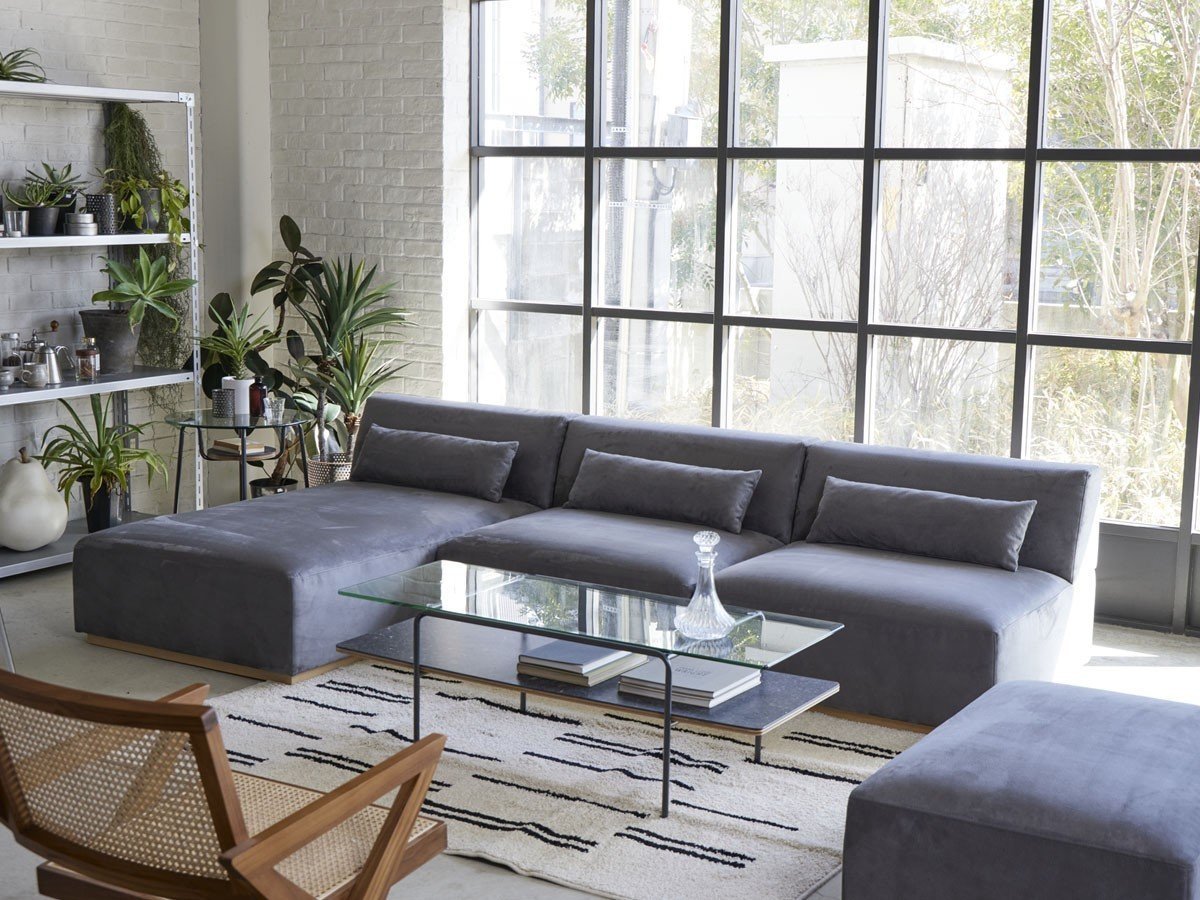 【ボンド/bond / GOODS】のTHEO Sofa / テオソファ シェーズロング インテリア・キッズ・メンズ・レディースファッション・服の通販 founy(ファウニー) 　コンパクト　Compact, Small Size　ファブリック　Fabric, Textile　フィット　Fit, Slim Fit　モダン　Modern, Contemporary　エレガント 上品　Elegant　ホーム・キャンプ・アウトドア・お取り寄せ　Home Living / Home & Lifestyle / Camping Gear / Outdoor Camping　家具・インテリア　Home Furniture & Interior. Stylish & Functional Living Spaces　ソファー　Couches & Sofas　張地:ストーングレー|ID: prp329100004969503 ipo3291000000037269299