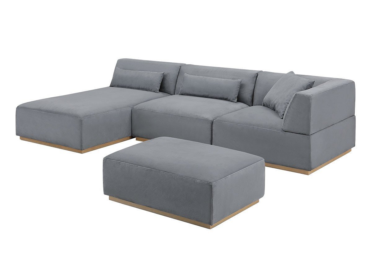 【ボンド/bond / GOODS】のTHEO Sofa / テオソファ シェーズロング インテリア・キッズ・メンズ・レディースファッション・服の通販 founy(ファウニー) 　コンパクト　Compact, Small Size　ファブリック　Fabric, Textile　フィット　Fit, Slim Fit　モダン　Modern, Contemporary　エレガント 上品　Elegant　ホーム・キャンプ・アウトドア・お取り寄せ　Home Living / Home & Lifestyle / Camping Gear / Outdoor Camping　家具・インテリア　Home Furniture & Interior. Stylish & Functional Living Spaces　ソファー　Couches & Sofas　組合せ例:シェーズロング、1人掛け、コーナー、オットマン|ID: prp329100004969503 ipo3291000000037269302