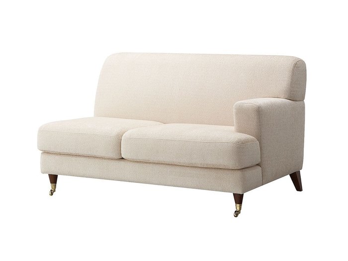 【フライミー ブラン/FLYMEe Blanc / GOODS】の2P SOFA / 2人掛け片肘ソファ n59103(左アーム・真鍮キャスター脚) インテリア・キッズ・メンズ・レディースファッション・服の通販 founy(ファウニー) https://founy.com/ クッション Cushion, Throw Pillow フォルム Silhouette, Form ホーム・キャンプ・アウトドア・お取り寄せ Home Living / Home & Lifestyle / Camping Gear / Outdoor Camping 家具・インテリア Home Furniture & Interior. Stylish & Functional Living Spaces ソファー Couches & Sofas |ID: prp329100004969511 ipo3291000000037269352