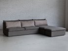 【クラッシュゲート/CRASH GATE】のOFT SOFA CHAISE / オフト ソファ シェーズ 大人の最旬トレンドファッション＆コーディネート founy(ファウニー) ファブリック Fabric, Textile フェザー Feather, Feather Detail リラックス Relax, Relaxed Fit ホーム・キャンプ・アウトドア・お取り寄せ Home Living / Home & Lifestyle / Camping Gear / Outdoor Camping 家具・インテリア Home Furniture & Interior. Stylish & Functional Living Spaces ソファー Couches & Sofas thumbnail 組合せ例:2.5人掛け、シェーズ、スツール|ID: prp329100004969586 ipo3291000000037269820