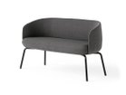 【プラスハレ/Plus Halle / GOODS】のNest Sofa / ネスト ソファ スチール脚 大人の最旬トレンドファッション＆コーディネート founy(ファウニー) シンプル Simple, Minimal テーブル Table, Dining Table ホーム・キャンプ・アウトドア・お取り寄せ Home Living / Home & Lifestyle / Camping Gear / Outdoor Camping 家具・インテリア Home Furniture & Interior. Stylish & Functional Living Spaces ソファー Couches & Sofas ホーム・キャンプ・アウトドア・お取り寄せ Home Living / Home & Lifestyle / Camping Gear / Outdoor Camping 家具・インテリア Home Furniture & Interior. Stylish & Functional Living Spaces チェア・椅子 Seating & Chairs ダイニングベンチ・玄関ベンチ Bench & Dining Benches thumbnail 脚部ブラック|ID: prp329100004969600 ipo3291000000037269939