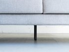 【フランネルソファ/FLANNEL SOFA / GOODS】のLENIS 2.5P SOFA / レニス 2.5人掛けソファ 大人の最旬トレンドファッション＆コーディネート founy(ファウニー) クッション Cushion, Throw Pillow シンプル Simple, Minimal スタンダード Standard, Basic パイピング Piping, Trim Design フォルム Silhouette, Form ポケット Pocket, Pocket Detail モダン Modern, Contemporary リラックス Relax, Relaxed Fit ホーム・キャンプ・アウトドア・お取り寄せ Home Living / Home & Lifestyle / Camping Gear / Outdoor Camping 家具・インテリア Home Furniture & Interior. Stylish & Functional Living Spaces ソファー Couches & Sofas thumbnail ブラック焼付塗装の中脚が付いています。|ID: prp329100004969602 ipo3291000000037269968