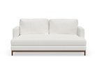 【ステラワークス/Stellar Works / GOODS】のQi Sofa Two Seater / チー ソファ 2シーター 大人の最旬トレンドファッション＆コーディネート founy(ファウニー) クッション Cushion, Throw Pillow コレクション Collection, Seasonal Line フィット Fit, Slim Fit フランス France, French フレーム Frame, Outline モダン Modern, Contemporary ホーム・キャンプ・アウトドア・お取り寄せ Home Living / Home & Lifestyle / Camping Gear / Outdoor Camping 家具・インテリア Home Furniture & Interior. Stylish & Functional Living Spaces ソファー Couches & Sofas thumbnail 張地:L493 サンフォール オイスター 0021(ファブリック B)、脚部:ウォールナット(ナチュ|ID: prp329100004969632 ipo3291000000037270131