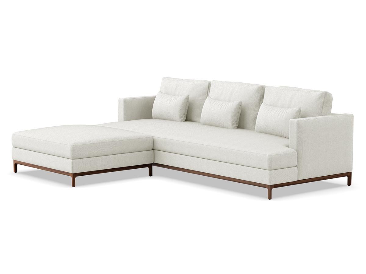 【ステラワークス/Stellar Works / GOODS】のQi Sofa Two Seater / チー ソファ 2シーター インテリア・キッズ・メンズ・レディースファッション・服の通販 founy(ファウニー) 　クッション　Cushion, Throw Pillow　コレクション　Collection, Seasonal Line　フィット　Fit, Slim Fit　フランス　France, French　フレーム　Frame, Outline　モダン　Modern, Contemporary　ホーム・キャンプ・アウトドア・お取り寄せ　Home Living / Home & Lifestyle / Camping Gear / Outdoor Camping　家具・インテリア　Home Furniture & Interior. Stylish & Functional Living Spaces　ソファー　Couches & Sofas　オットマンを組み合せたイメージ|ID: prp329100004969632 ipo3291000000037270133