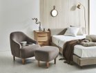 【インルーム/InRoom / GOODS】のPAMELA OTTOMAN / パメラ オットマン 大人の最旬トレンドファッション＆コーディネート founy(ファウニー) 送料無料 Free Shipping デスク Desk, Work Desk ベルベット Velvet, Velvety リネン Linen, Linen Fabric エレガント 上品 Elegant ホーム・キャンプ・アウトドア・お取り寄せ Home Living / Home & Lifestyle / Camping Gear / Outdoor Camping 家具・インテリア Home Furniture & Interior. Stylish & Functional Living Spaces その他 インテリア雑貨、家具 Home Decor & Furniture Extras thumbnail 張地:ナッツグレージュ|ID: prp329100004969642 ipo3291000000037270163