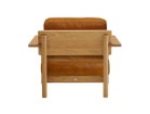 【イデー/IDEE / GOODS】のDIMANCHE SOFA(1) Leather / ディモンシュ ソファ(1) レザー 大人の最旬トレンドファッション＆コーディネート founy(ファウニー) クッション Cushion, Throw Pillow ファブリック Fabric, Textile フェザー Feather, Feather Detail フレーム Frame, Outline リラックス Relax, Relaxed Fit ホーム・キャンプ・アウトドア・お取り寄せ Home Living / Home & Lifestyle / Camping Gear / Outdoor Camping 家具・インテリア Home Furniture & Interior. Stylish & Functional Living Spaces ソファー Couches & Sofas thumbnail 背面から見た際も、無垢材の美しい木目を感じられます。|ID: prp329100004969664 ipo3291000000037270279