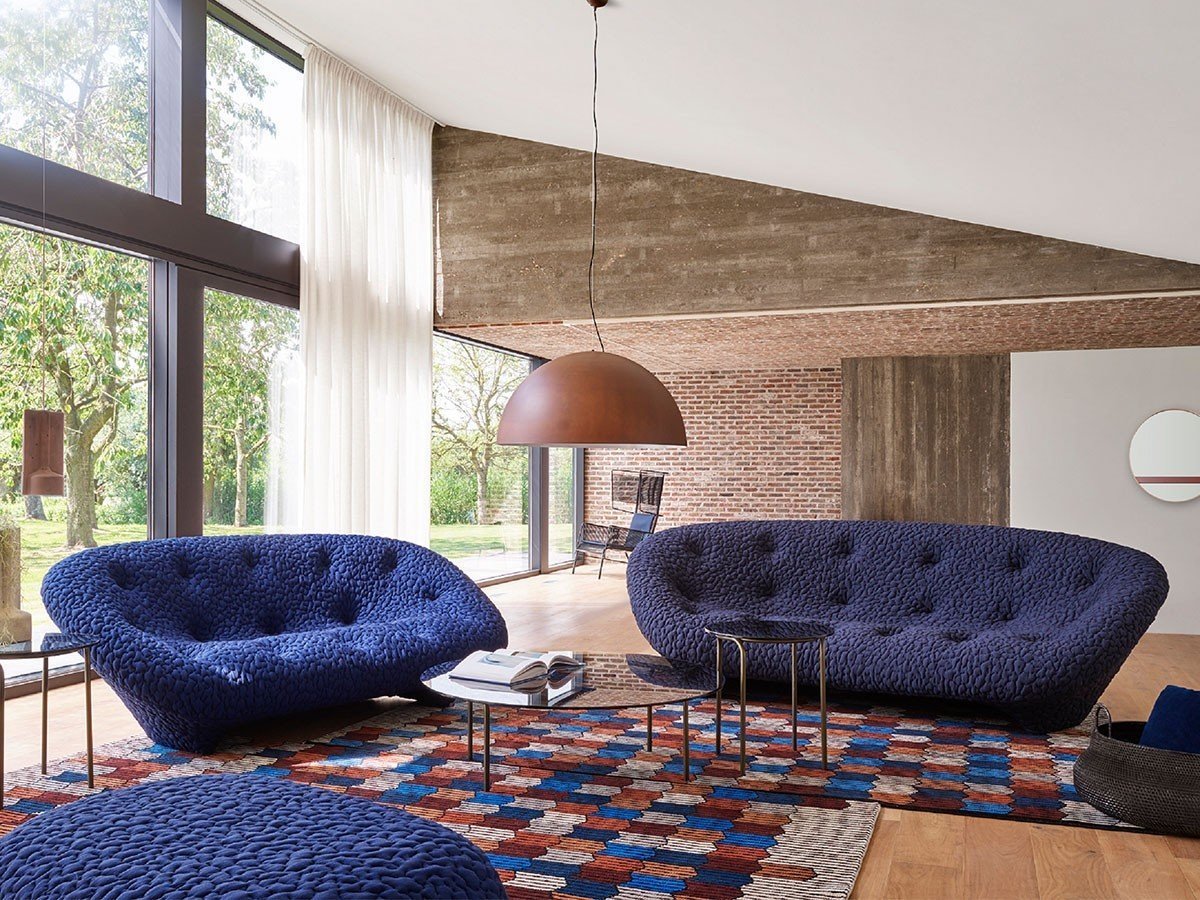 【リーン ロゼ/ligne roset / GOODS】のROSETPloum / ロゼプルム パフ インテリア・キッズ・メンズ・レディースファッション・服の通販 founy(ファウニー) 　クッション　Cushion, Throw Pillow　ドット　Polka Dot, Dot Pattern　フォルム　Silhouette, Form　フォーム　Form　フランス　France, French　フレーム　Frame, Outline　メッシュ　Mesh, Net Fabric　リラックス　Relax, Relaxed Fit　ワイヤー　Wire, Wired Bra　送料無料　Free Shipping　ホーム・キャンプ・アウトドア・お取り寄せ　Home Living / Home & Lifestyle / Camping Gear / Outdoor Camping　家具・インテリア　Home Furniture & Interior. Stylish & Functional Living Spaces　その他 インテリア雑貨、家具　Home Decor & Furniture Extras　張地:R-854 (ソファ張地:左 / R-854、右 / )|ID: prp329100004969665 ipo3291000000037270285