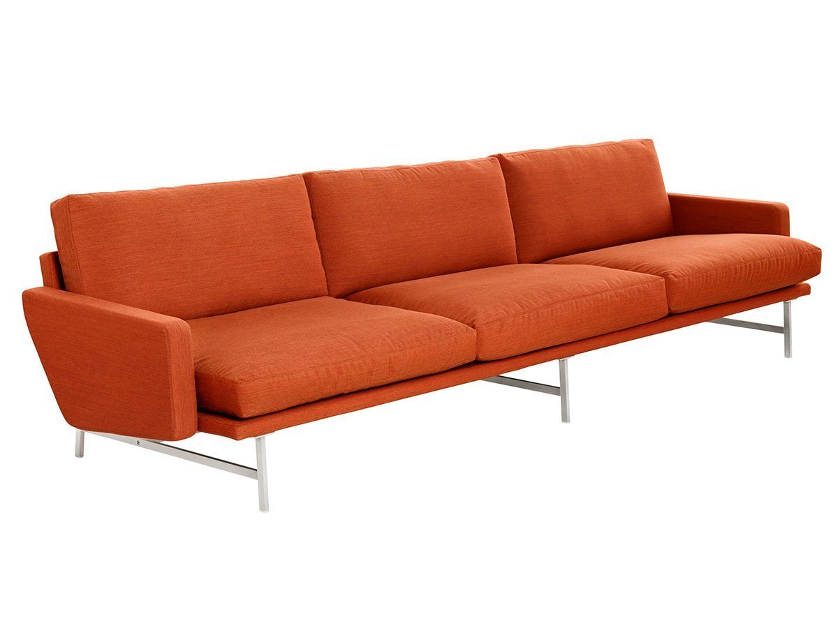 【フリッツ ハンセン/FRITZ HANSEN / GOODS】のLISSONI SOFA / リッソーニソファ 3人掛けソファ PL113 インテリア・キッズ・メンズ・レディースファッション・服の通販 founy(ファウニー) 　イタリア　Italy　クッション　Cushion, Throw Pillow　ファブリック　Fabric, Textile　フェザー　Feather, Feather Detail　モダン　Modern, Contemporary　おすすめ　Recommended / Our Picks　ホーム・キャンプ・アウトドア・お取り寄せ　Home Living / Home & Lifestyle / Camping Gear / Outdoor Camping　家具・インテリア　Home Furniture & Interior. Stylish & Functional Living Spaces　ソファー　Couches & Sofas　張地:REMIX 443 オレンジ、脚部:マットポリッシュ仕上|ID: prp329100004969669 ipo3291000000037270329