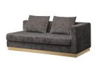 【フライミー ノワール/FLYMEe Noir / GOODS】の2P SOFA / 2人掛け片肘ソファ n5957(左アーム) 大人の最旬トレンドファッション＆コーディネート founy(ファウニー) クッション Cushion, Throw Pillow シンプル Simple, Minimal トレンド Trend, Trending Now フォルム Silhouette, Form ホーム・キャンプ・アウトドア・お取り寄せ Home Living / Home & Lifestyle / Camping Gear / Outdoor Camping 家具・インテリア Home Furniture & Interior. Stylish & Functional Living Spaces ソファー Couches & Sofas thumbnail 張地:グリード ナツメグ(Dランク)、脚部ナチュラル、セット内容:ソファ + 背クッション2点|ID: prp329100004969682 ipo3291000000037270431