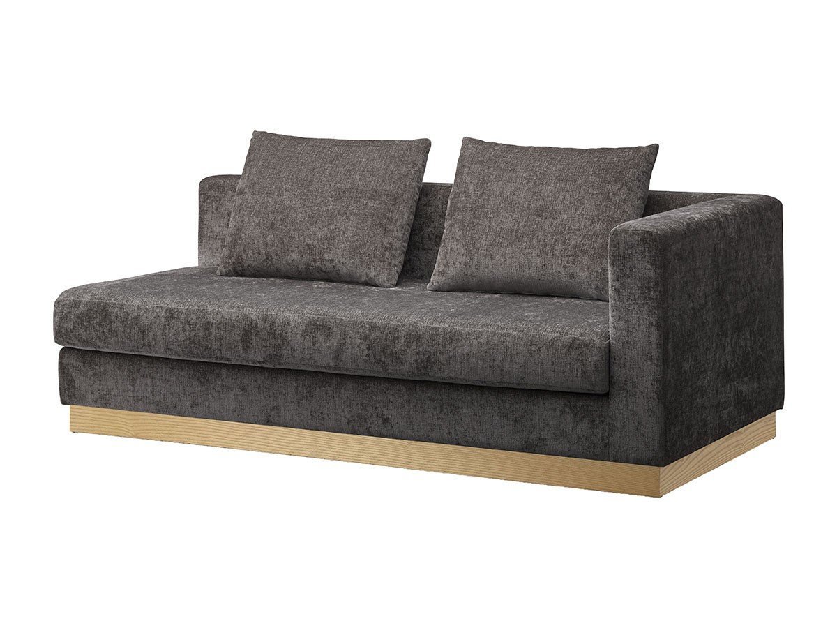 【フライミー ノワール/FLYMEe Noir / GOODS】の2P SOFA / 2人掛け片肘ソファ n5957(左アーム) インテリア・キッズ・メンズ・レディースファッション・服の通販 founy(ファウニー) 　クッション　Cushion, Throw Pillow　シンプル　Simple, Minimal　トレンド　Trend, Trending Now　フォルム　Silhouette, Form　ホーム・キャンプ・アウトドア・お取り寄せ　Home Living / Home & Lifestyle / Camping Gear / Outdoor Camping　家具・インテリア　Home Furniture & Interior. Stylish & Functional Living Spaces　ソファー　Couches & Sofas　張地:グリード ナツメグ(Dランク)、脚部ナチュラル、セット内容:ソファ + 背クッション2点|ID: prp329100004969682 ipo3291000000037270431