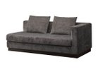 【フライミー ノワール/FLYMEe Noir / GOODS】の2P SOFA / 2人掛け片肘ソファ n5957(左アーム) 大人の最旬トレンドファッション＆コーディネート founy(ファウニー) クッション Cushion, Throw Pillow シンプル Simple, Minimal トレンド Trend, Trending Now フォルム Silhouette, Form ホーム・キャンプ・アウトドア・お取り寄せ Home Living / Home & Lifestyle / Camping Gear / Outdoor Camping 家具・インテリア Home Furniture & Interior. Stylish & Functional Living Spaces ソファー Couches & Sofas thumbnail 張地:グリード ナツメグ(Dランク)、脚部ダークブラウン、セット内容:ソファ + 背クッション2点|ID: prp329100004969682 ipo3291000000037270432