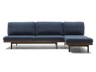 【マスターウォール/MASTERWAL / GOODS】のPORO SOFA / ポロ ソファ アームレスカウチ 大人の最旬トレンドファッション＆コーディネート founy(ファウニー) クッション Cushion, Throw Pillow スタイリッシュ Stylish, Fashionable スマート Smart, Elegant ファブリック Fabric, Textile フォルム Silhouette, Form フレーム Frame, Outline ホーム・キャンプ・アウトドア・お取り寄せ Home Living / Home & Lifestyle / Camping Gear / Outdoor Camping 家具・インテリア Home Furniture & Interior. Stylish & Functional Living Spaces ソファー Couches & Sofas thumbnail 張地:ウッド:ウォールナット、幅:70cm|ID: prp329100004969707 ipo3291000000037270555