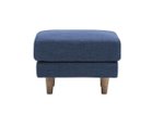 【フライミー ベーシック/FLYMEe BASIC / GOODS】のCOVERING OTTOMAN / カバーリングオットマン f584(木製丸脚) 張地:ブルー|ID: prp329100004969738 ipo3291000000037270759