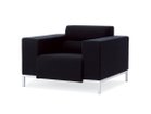 【ロックストーン/ROCKSTONE / GOODS】のGREM armchair / グレム アームチェア PM081 大人の最旬トレンドファッション＆コーディネート founy(ファウニー) ホーム・キャンプ・アウトドア・お取り寄せ Home Living / Home & Lifestyle / Camping Gear / Outdoor Camping 家具・インテリア Home Furniture & Interior. Stylish & Functional Living Spaces チェア・椅子 Seating & Chairs アームチェア・アクセントチェア Armchairs & Accent Chairs thumbnail 張地:NC 129ブラック(Cランク)、脚部シルバー|ID: prp329100004969749 ipo3291000000037270830