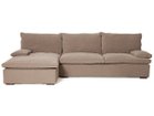 【ロックストーン/ROCKSTONE / GOODS】のE-SOFA sofa / イーソファ ワンアームソファ 180 + カウチソファ 90 張地:ドック サンドベージュ(Dランク)、カウチの位置:左カウチ|ID: prp329100004969752 ipo3291000000037270840
