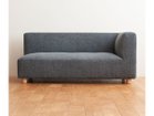 【フライミー ヴェール/FLYMEe vert / GOODS】のCOCCO ONE ARM SOFA / コッコ ワンアームソファ 140 ロータイプ 張地:ルナ チャコール(ランク2)、アーム位置:左アーム、脚部:チェリー|ID: prp329100004969763 ipo3291000000037270900