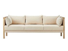 【アボール/ABORD / GOODS】の3P SOFA / 3人掛けソファ F002-3 大人の最旬トレンドファッション＆コーディネート founy(ファウニー) クッション Cushion, Throw Pillow ビーチ Beach, Seaside フレーム Frame, Outline エレガント 上品 Elegant ホーム・キャンプ・アウトドア・お取り寄せ Home Living / Home & Lifestyle / Camping Gear / Outdoor Camping 家具・インテリア Home Furniture & Interior. Stylish & Functional Living Spaces ソファー Couches & Sofas |ID:prp329100004969769