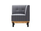 【コッコレ/Coccole / GOODS】の1P SOFA / 1人掛けソファ C462 張地:リボン RB-334(ランクD)、ウッドブラウン、アーム位置:左アーム|ID: prp329100004969804 ipo3291000000037271081