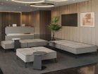 【アボール/ABORD / GOODS】のSOFA / ソファ F015T-2 大人の最旬トレンドファッション＆コーディネート founy(ファウニー) スクエア Square, Square Shape パイピング Piping, Trim Design フォルム Silhouette, Form ホーム・キャンプ・アウトドア・お取り寄せ Home Living / Home & Lifestyle / Camping Gear / Outdoor Camping 家具・インテリア Home Furniture & Interior. Stylish & Functional Living Spaces ソファー Couches & Sofas オットマン・フットスツール Ottomans & Footstools thumbnail 本体張地:テソドAC UP5549(ランクF)、パイピング張地:テソドAC UP5554(ランクF)|ID: prp329100004969848 ipo3291000000037271291