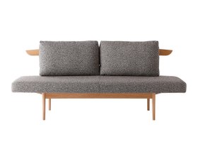 【日進木工/NISSHIN MOKKOU / GOODS】のSCOP Sleep Sofa Choco / スコップ スリープソファ チョコ 3P 大人の最旬トレンドファッション＆コーディネート founy(ファウニー) クッション Cushion, Throw Pillow テーブル Table, Dining Table フォルム Silhouette, Form モチーフ Motif, Design Theme ホーム・キャンプ・アウトドア・お取り寄せ Home Living / Home & Lifestyle / Camping Gear / Outdoor Camping 家具・インテリア Home Furniture & Interior. Stylish & Functional Living Spaces ソファー Couches & Sofas |ID:prp329100004969875