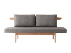 【日進木工/NISSHIN MOKKOU / GOODS】のSCOP Sleep Sofa Choco / スコップ スリープソファ チョコ 3P 大人の最旬トレンドファッション＆コーディネート founy(ファウニー) クッション Cushion, Throw Pillow テーブル Table, Dining Table フォルム Silhouette, Form モチーフ Motif, Design Theme ホーム・キャンプ・アウトドア・お取り寄せ Home Living / Home & Lifestyle / Camping Gear / Outdoor Camping 家具・インテリア Home Furniture & Interior. Stylish & Functional Living Spaces ソファー Couches & Sofas thumbnail 張地:ロンシャン SD サンド(ファブリックB)、フレームONR|ID: prp329100004969875 ipo3291000000037271414