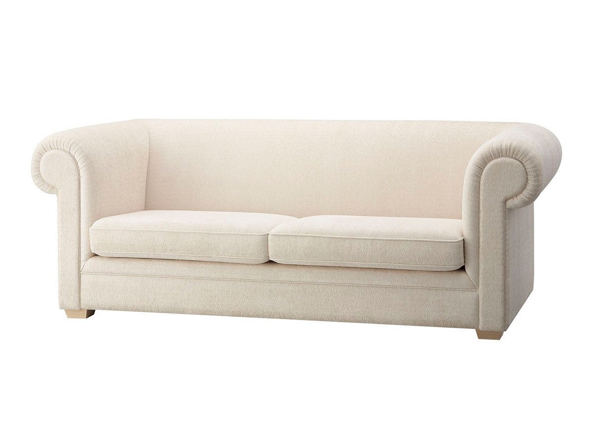 【フライミー ブラン/FLYMEe Blanc / GOODS】の2P SOFA / 2人掛けワイドソファ n5924 インテリア・キッズ・メンズ・レディースファッション・服の通販 founy(ファウニー) 　クラシカル　Classical, Vintage-Inspired　プレーン　Plain, Simple　モダン　Modern, Contemporary　ラグジュアリー　Luxury, Elegant　ワイド　Wide, Wide Fit　ホーム・キャンプ・アウトドア・お取り寄せ　Home Living / Home & Lifestyle / Camping Gear / Outdoor Camping　家具・インテリア　Home Furniture & Interior. Stylish & Functional Living Spaces　ソファー　Couches & Sofas　張地:エムエス ホワイト(Bランク)、脚部ナチュラル|ID: prp329100004969896 ipo3291000000037271515