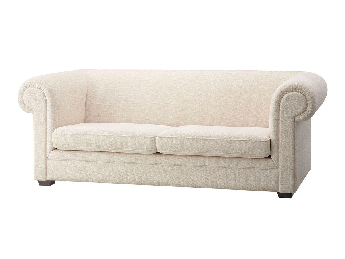 【フライミー ブラン/FLYMEe Blanc / GOODS】の2P SOFA / 2人掛けワイドソファ n5924 インテリア・キッズ・メンズ・レディースファッション・服の通販 founy(ファウニー) 　クラシカル　Classical, Vintage-Inspired　プレーン　Plain, Simple　モダン　Modern, Contemporary　ラグジュアリー　Luxury, Elegant　ワイド　Wide, Wide Fit　ホーム・キャンプ・アウトドア・お取り寄せ　Home Living / Home & Lifestyle / Camping Gear / Outdoor Camping　家具・インテリア　Home Furniture & Interior. Stylish & Functional Living Spaces　ソファー　Couches & Sofas　張地:エムエス ホワイト(Bランク)、脚部ダークブラウン|ID: prp329100004969896 ipo3291000000037271516