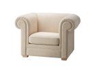 【フライミー ブラン/FLYMEe Blanc / GOODS】の1P SOFA / 1人掛けソファ n59131 張地:エムエス ホワイト(Bランク)、脚部ナチュラル|ID: prp329100004969899 ipo3291000000037271533