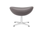 【フリッツ ハンセン/FRITZ HANSEN / GOODS】のEGG / エッグチェア フットスツール 3127 張地:キャプチャー 4601 ダークグレー()、脚部:サテン仕上|ID: prp329100004969937 ipo3291000000037271766