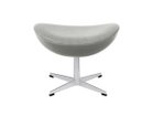 【フリッツ ハンセン/FRITZ HANSEN / GOODS】のEGG / エッグチェア フットスツール 3127 張地:ハリンダル 110 ホワイト / グレー()、脚部:サテン仕上|ID: prp329100004969937 ipo3291000000037271780