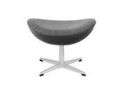 【フリッツ ハンセン/FRITZ HANSEN / GOODS】のEGG / エッグチェア フットスツール 3127 張地:ハリンダル 116 ホワイトグレー()、脚部:サテン仕上|ID: prp329100004969937 ipo3291000000037271781