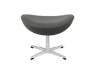 【フリッツ ハンセン/FRITZ HANSEN / GOODS】のEGG / エッグチェア フットスツール 3127 張地:ハリンダル 126 ホワイト / ブラウン()、脚部:サテン仕上|ID: prp329100004969937 ipo3291000000037271783