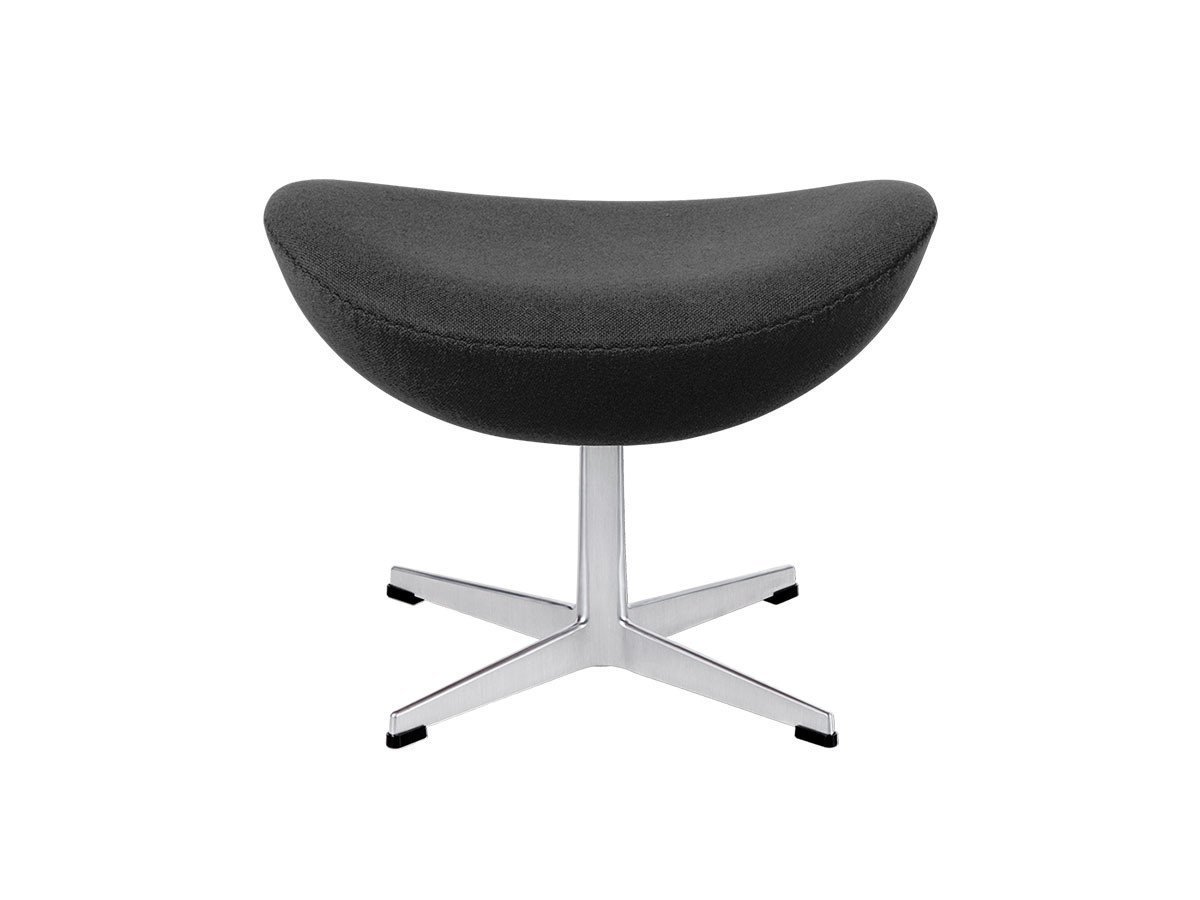 【フリッツ ハンセン/FRITZ HANSEN / GOODS】のEGG / エッグチェア フットスツール 3127 インテリア・キッズ・メンズ・レディースファッション・服の通販 founy(ファウニー) 　インナー　Innerwear　クラシック　Classic, Timeless Style　ドロップ　Drop Shoulder, Dropped Style　ファブリック　Fabric, Textile　送料無料　Free Shipping　おすすめ　Recommended / Our Picks　ホーム・キャンプ・アウトドア・お取り寄せ　Home Living / Home & Lifestyle / Camping Gear / Outdoor Camping　家具・インテリア　Home Furniture & Interior. Stylish & Functional Living Spaces　チェア・椅子　Seating & Chairs　スツール・バースツール　Stools & Bar Stools　張地:ハリンダル 173 ブラック / グレー()、脚部:サテン仕上|ID: prp329100004969937 ipo3291000000037271785
