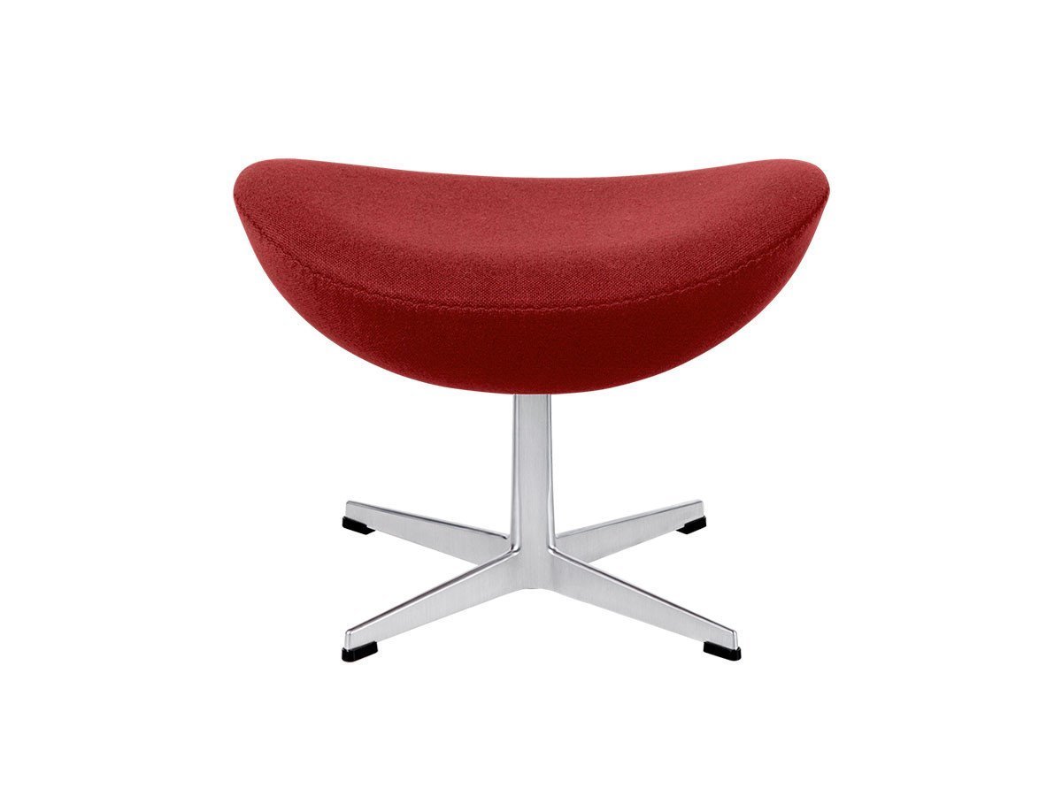 【フリッツ ハンセン/FRITZ HANSEN / GOODS】のEGG / エッグチェア フットスツール 3127 インテリア・キッズ・メンズ・レディースファッション・服の通販 founy(ファウニー) 　インナー　Innerwear　クラシック　Classic, Timeless Style　ドロップ　Drop Shoulder, Dropped Style　ファブリック　Fabric, Textile　送料無料　Free Shipping　おすすめ　Recommended / Our Picks　ホーム・キャンプ・アウトドア・お取り寄せ　Home Living / Home & Lifestyle / Camping Gear / Outdoor Camping　家具・インテリア　Home Furniture & Interior. Stylish & Functional Living Spaces　チェア・椅子　Seating & Chairs　スツール・バースツール　Stools & Bar Stools　張地:ハリンダル 674 クラシックレッド()、脚部:サテン仕上|ID: prp329100004969937 ipo3291000000037271791