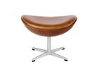 【フリッツ ハンセン/FRITZ HANSEN / GOODS】のEGG / エッグチェア フットスツール 3127 張地:グレースレザー ウォルナット(カテゴリー5)、脚部:サテン仕上|ID: prp329100004969937 ipo3291000000037271794